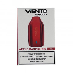 Электронная сигарета Viento VT 6000 - Яблоко малина (Apple Raspberry)