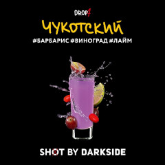 Табак для кальяна Darkside Shot Чукотский Вайб (Барбарис, Виноград, Лайм) 30 гр